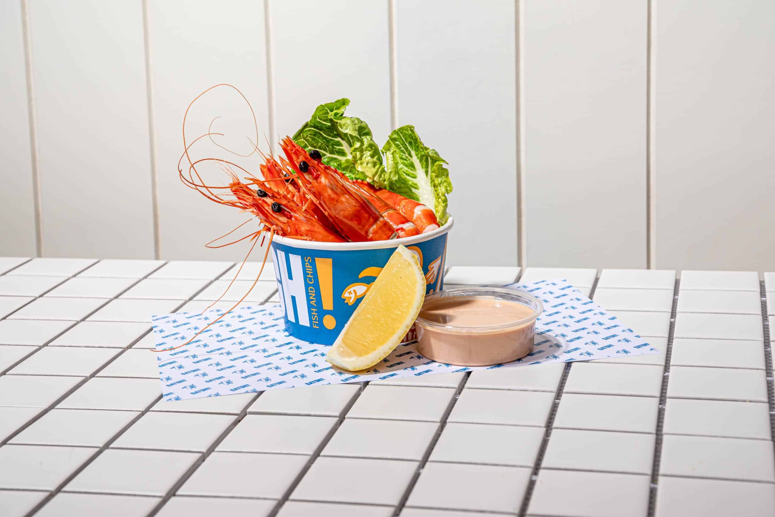 BUCKET OF PRAWNS